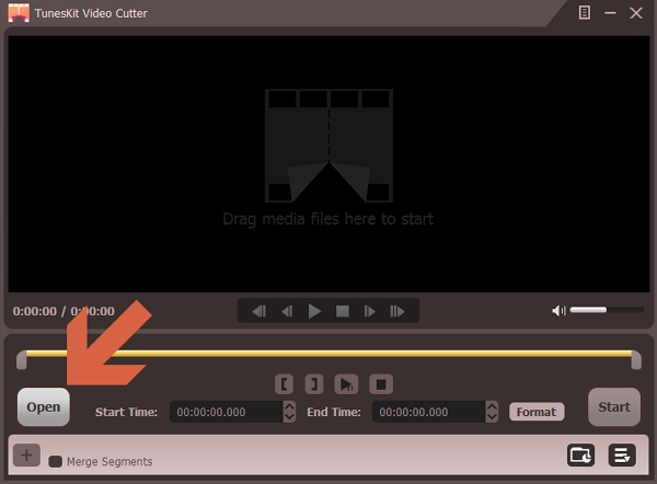 Cortar video con TunesKit video cutter paso 1