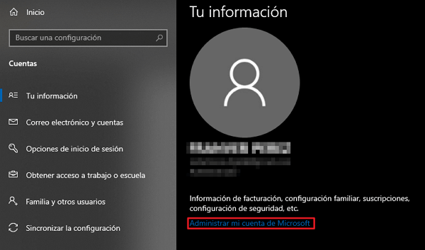 Cómo cambiar el nombre de usuario de Windows 10 mediante el panel de control paso 3