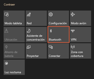 Cómo saber si tu laptop tiene Bluetooth mediante la barra de tareas