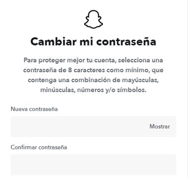 Cómo recuperar cuenta de Snapchat desde la web usando email paso 4
