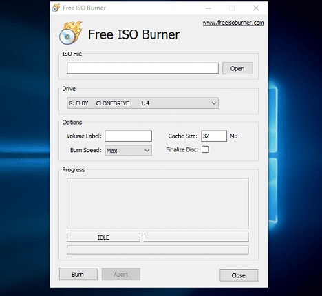 Free Iso Burner