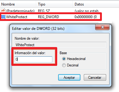 Regedit o editor del registro de Windows paso 3