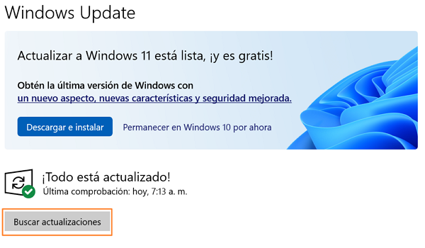 Windows Update actualizaciones
