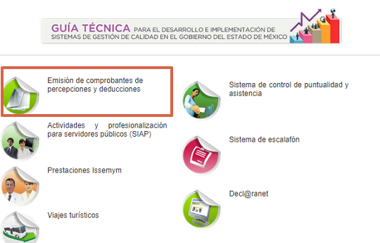 Cómo realizar la emisión de percepciones y deducciones en el portal de Gestión Interna g2g paso 2