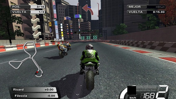 Juegos de carreras y competiciones para descargar. MotoGP. MotoGP 07