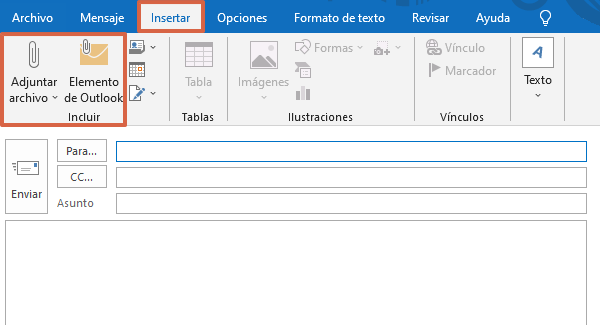 Trucos de Outlook 360. Adjuntar calendarios y otros elementos