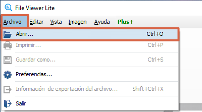 Abrir archivos KEY con File Viewer Lite. Paso 3
