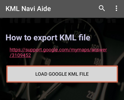 Abrir archivos KML (.kml) desde Android. Paso 3