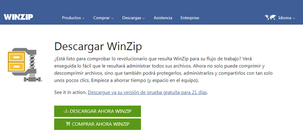 Cómo abrir archivos IMG (.img) - Con WinZip
