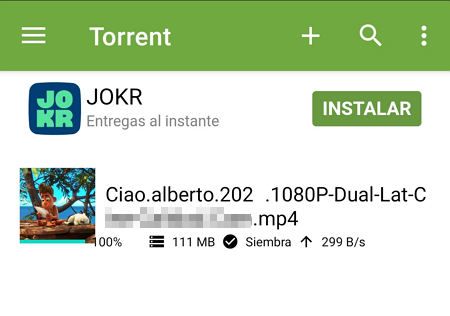 Cómo abrir archivos TORRENT (.torrent) en Android paso 6